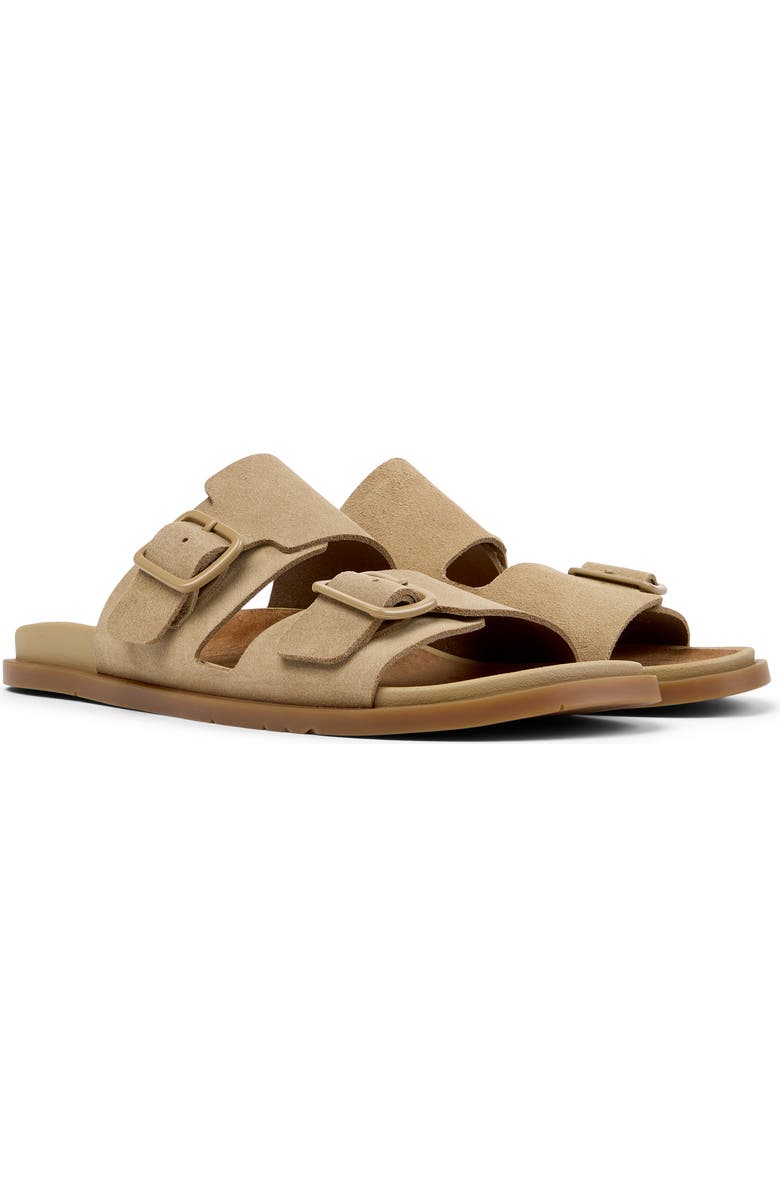 Camper Lluc 2-Strap Sandal, Main, color, Medium Brown