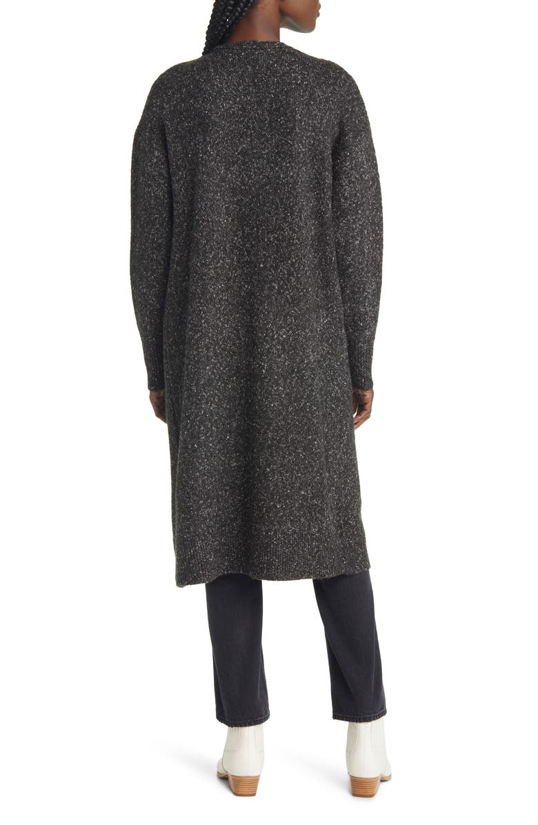 Treasure & Bond Marled Long Open Front Cardigan, Alternate, color, 
