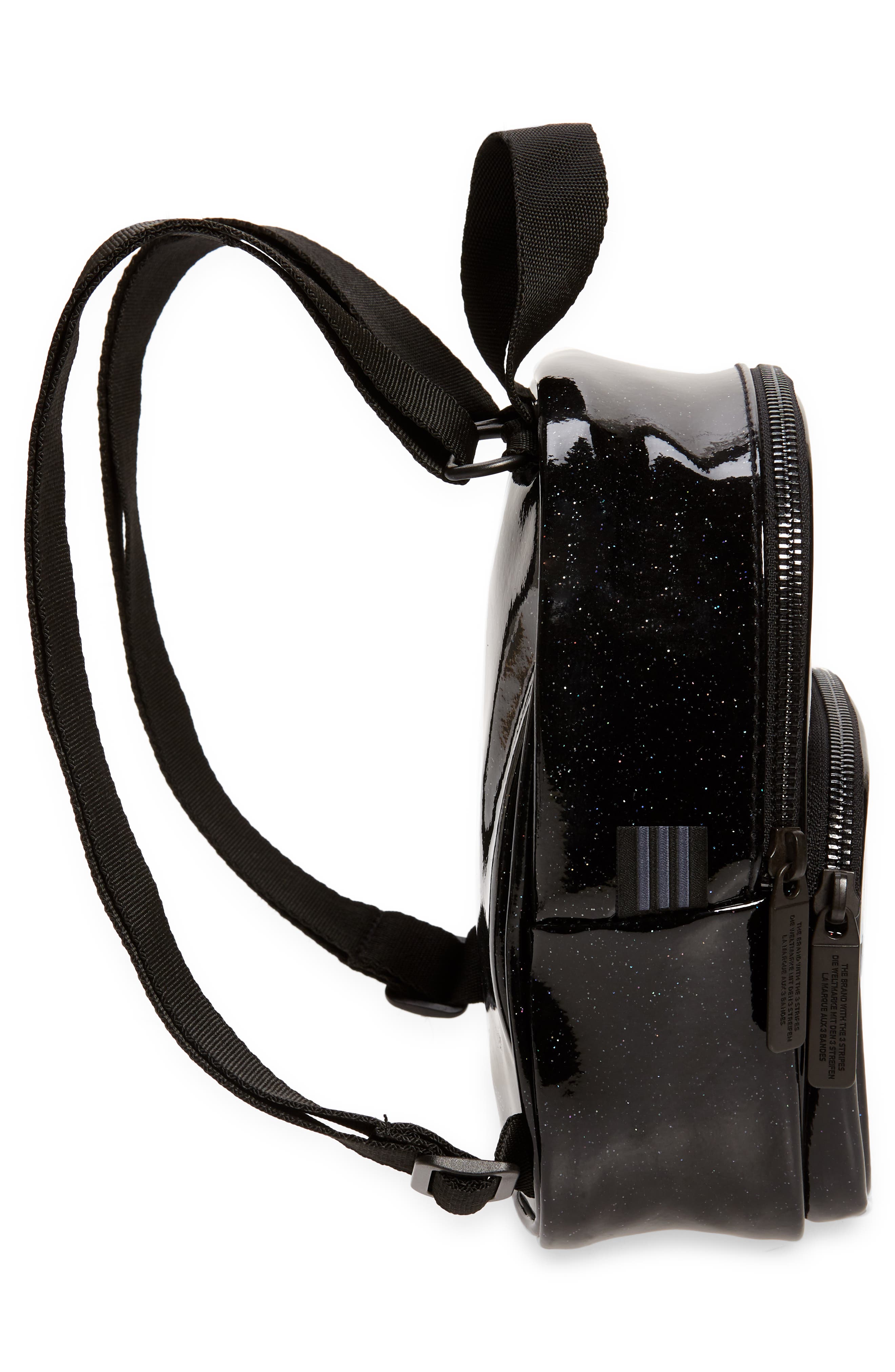 adidas Originals Glitter Mini Backpack, Alternate, color, 