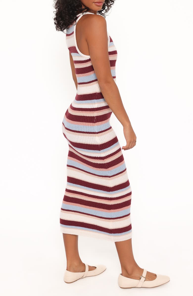 Petal & Pup Barnes Sleeveless Maxi Sweater Dress, Alternate, color, Multi Stripe
