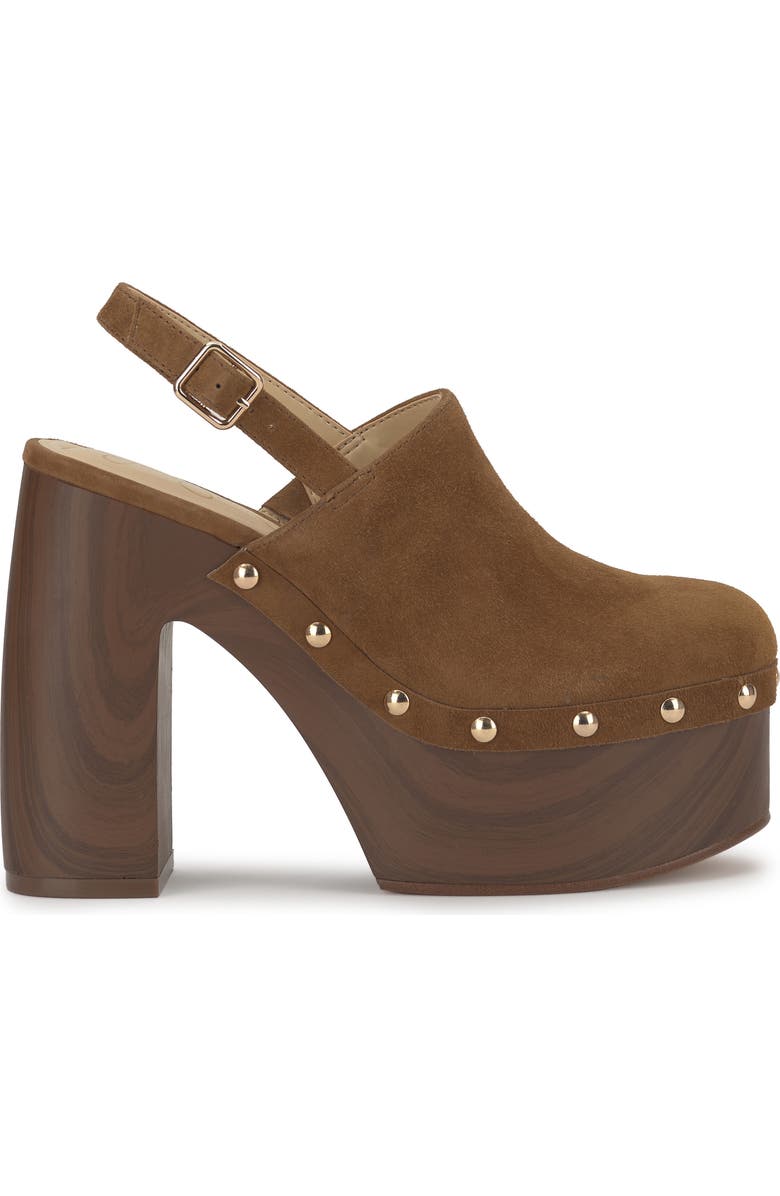 Jessica Simpson Caze Stud Platform Sandal, Alternate, color, Safari Brown