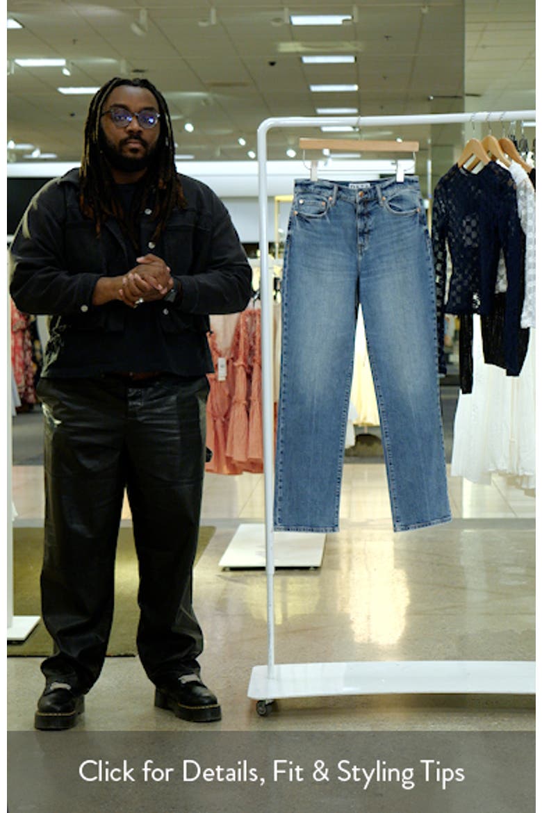 Sundaze High Waist Straight Leg Jeans video