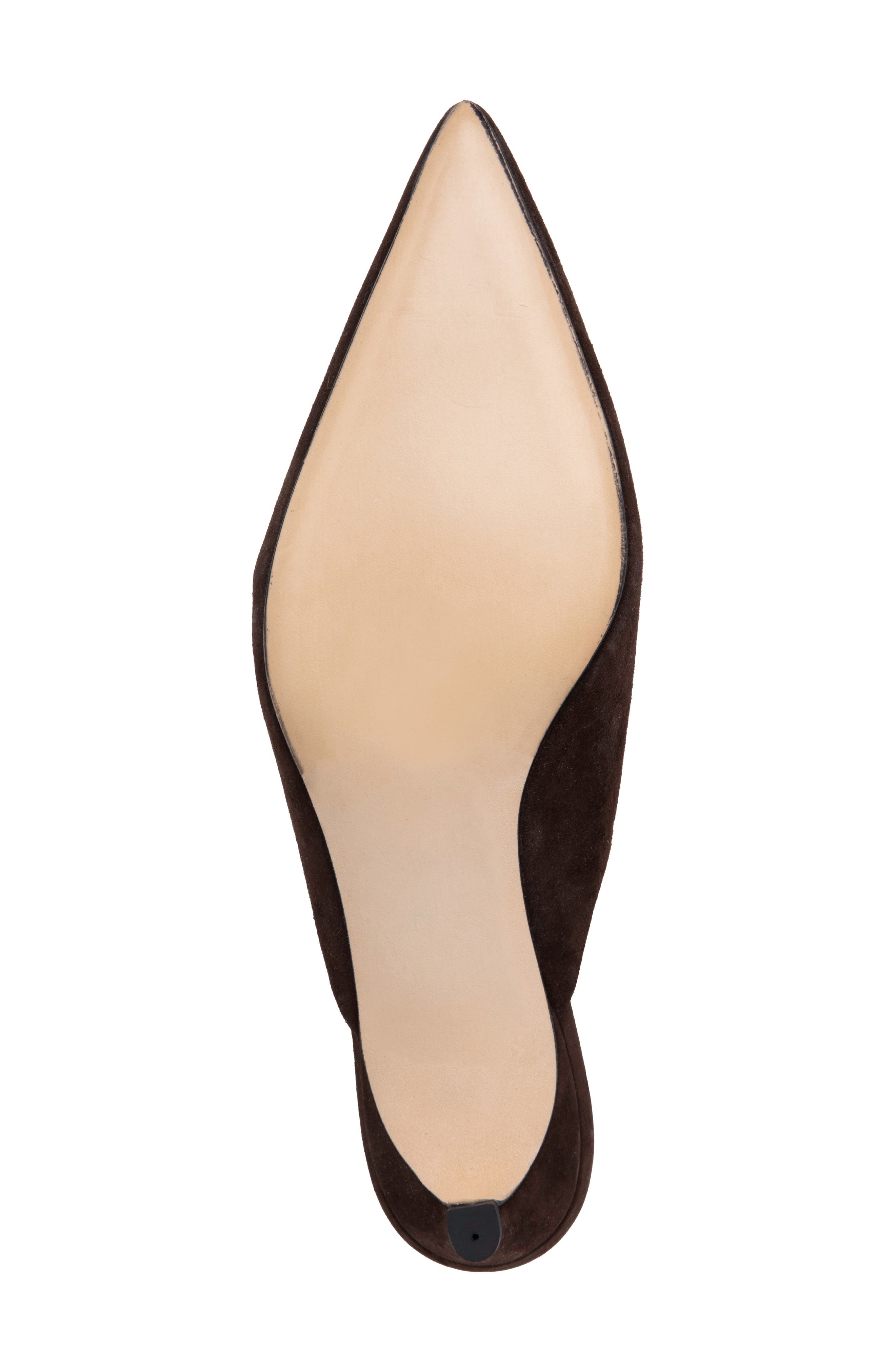 Gal Pointed Toe Kitten Heel Mule, Alternate, color, BROWN