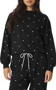 Splendid Love Embroidered Lounge Sweatshirt