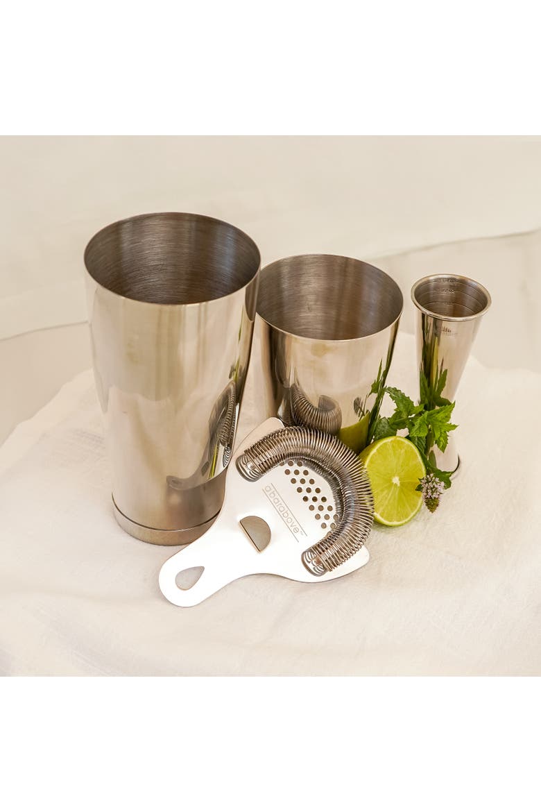 4-Piece Craft Bar Set, Stainless Steel, Alternate, color, Stainless Steel