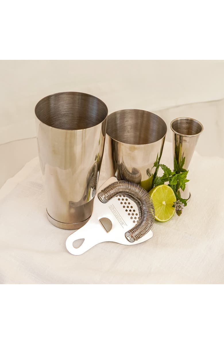 A Bar Above 4-Piece Craft Bar Set, Stainless Steel, Alternate, color, Stainless Steel