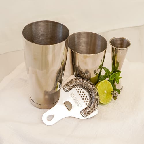 A Bar Above 4-piece Craft Bar Set, Stainless Steel In Stainless Steel