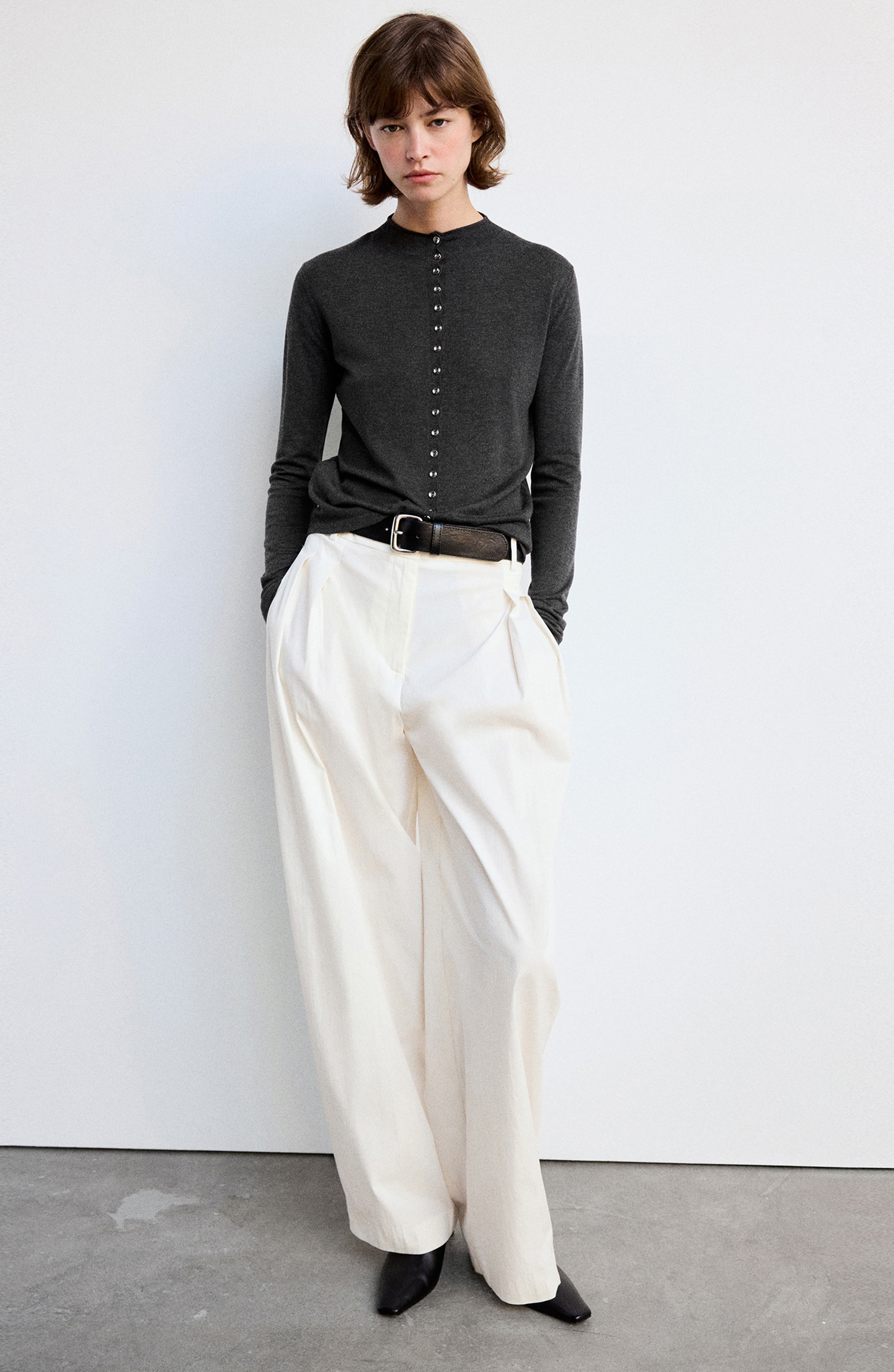 MANGO Fine Knit Button Cardigan (Women) | Nordstrom