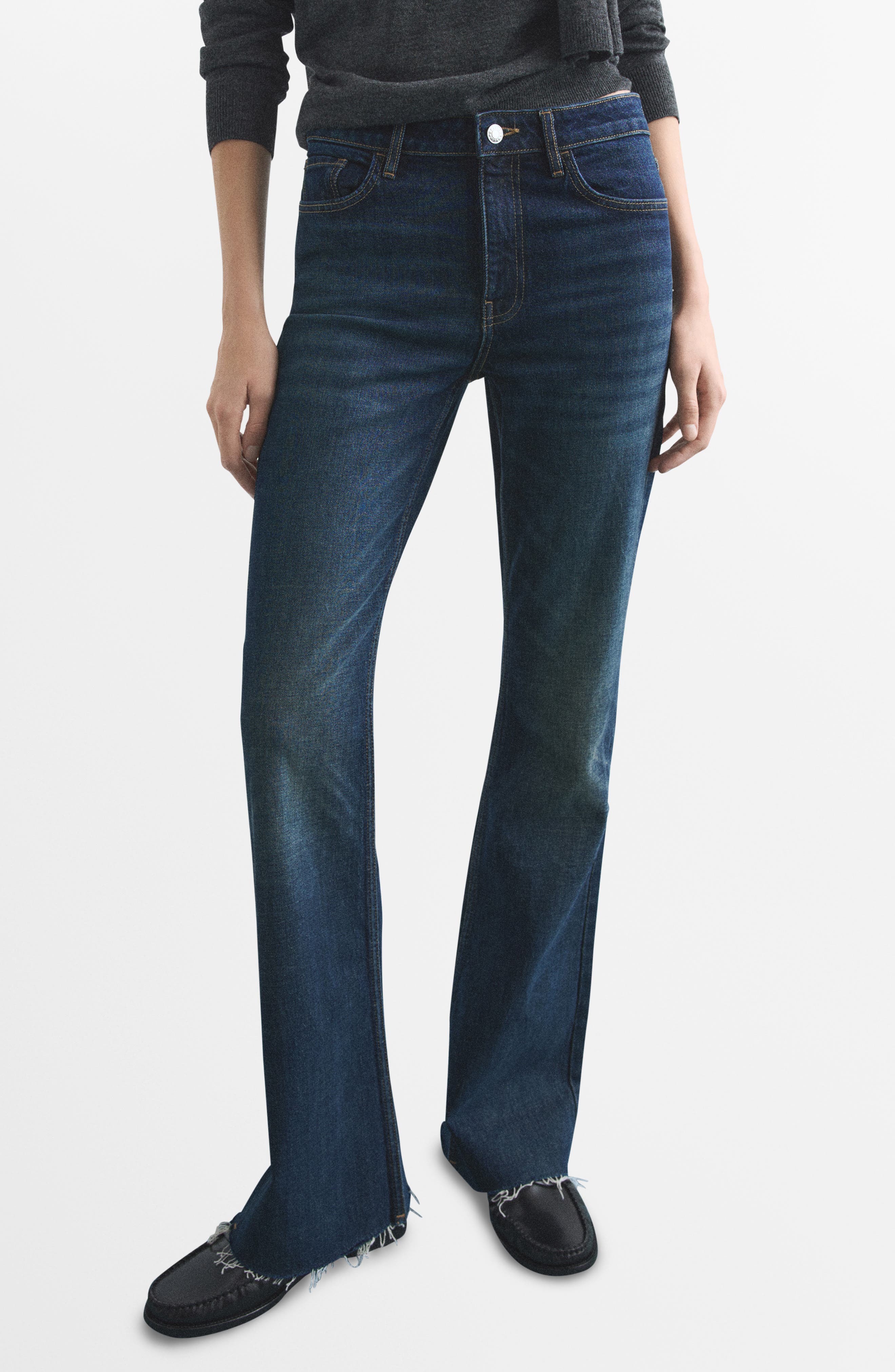 Fiona Mid Rise Flare Jeans - image 5