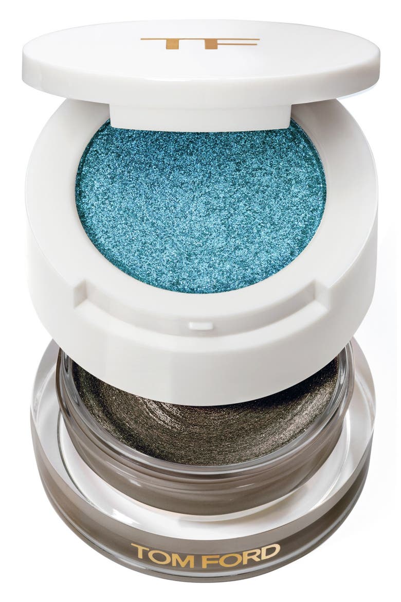 Cream & Powder Eye Color Duo, Main, color, MIDNIGHT SEA