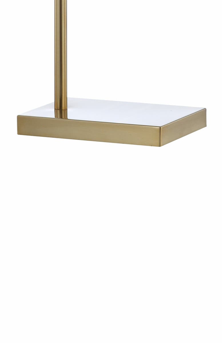 JONATHAN Y Marcel Iron/Glass Art Deco Mid-Century Globe LED Table Lamp, Alternate, color, Brass Gold