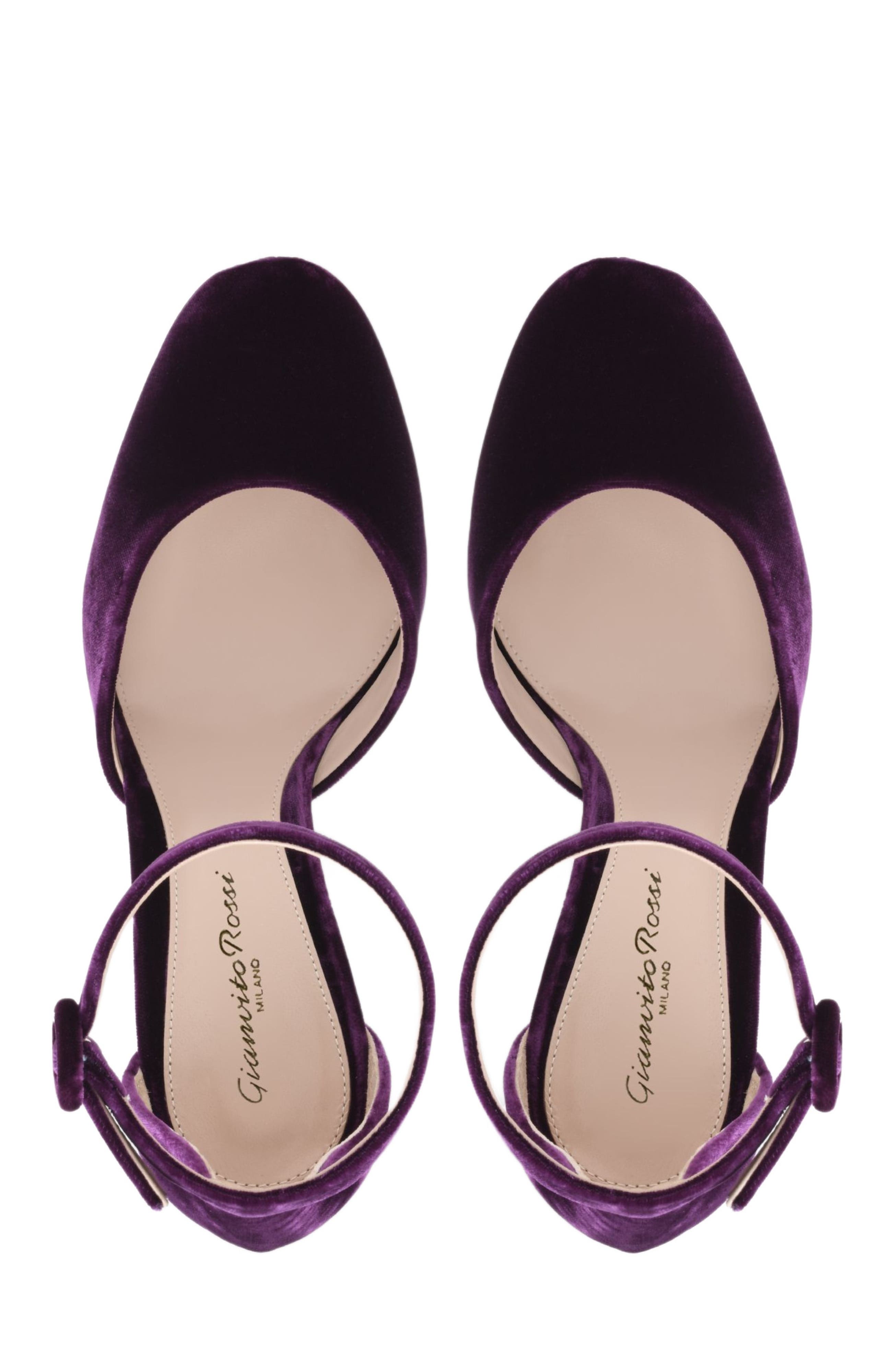 Holly D'Orsay Slingback, Alternate, color, PURPLE
