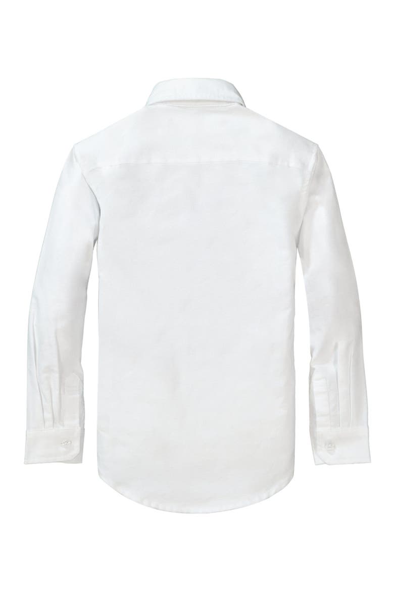 Boys' Classic Oxford Button Down Shirt, Kids, Alternate, color, Soft White