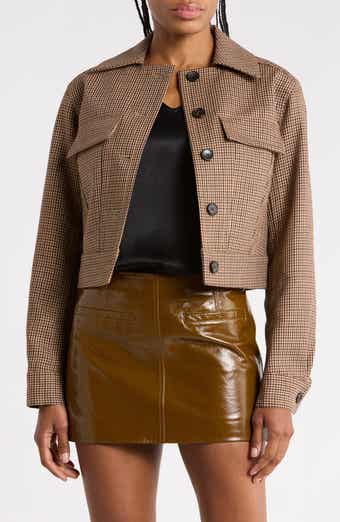 Blake Houndstooth Wool Jacket