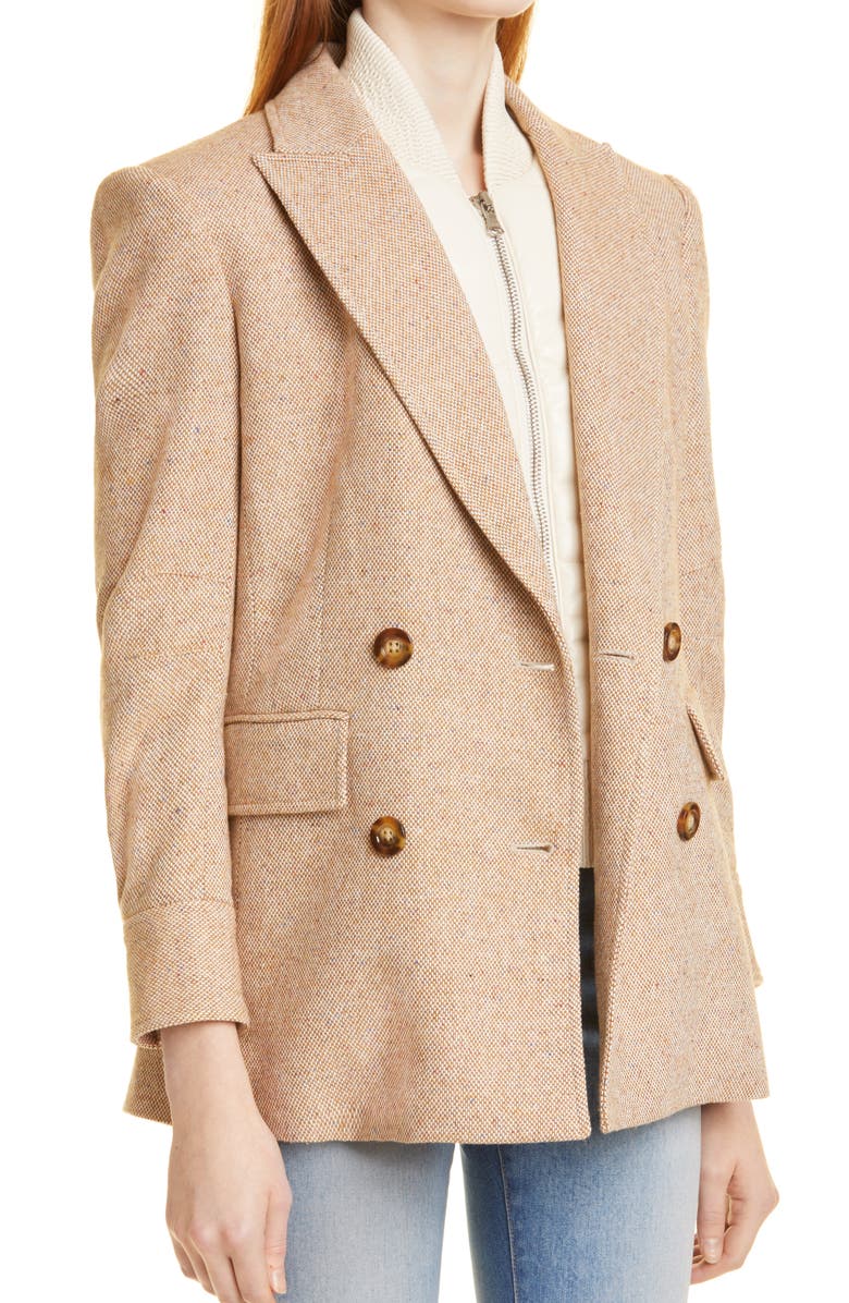 Veronica Beard Cotton & Wool Blend Dickey Jacket, Alternate, color,