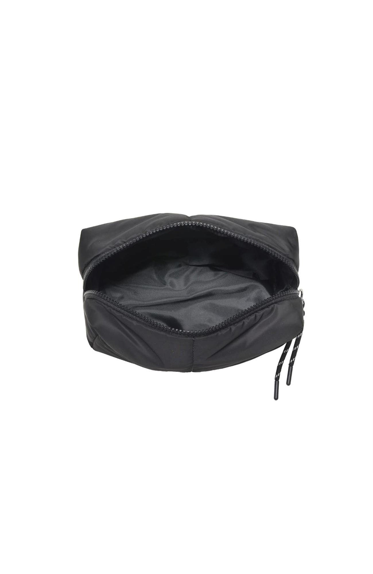 Daydreamer - Nylon Cosmetic & Travel Organizer Pouch, Alternate, color, Black