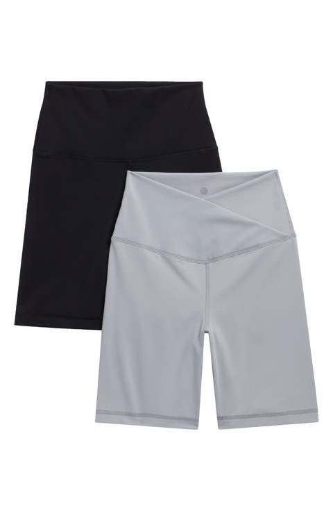 Eclipse Crossover Waistband Yoga Shorts
