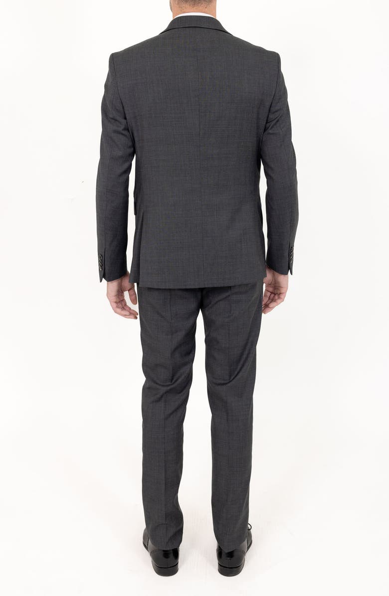 PINO BY PINOPORTE Solid Stretch Wool Suit, Alternate, color, Grey