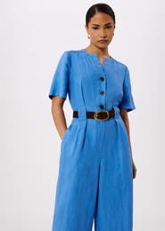 Whistles Fiona Linen Jumpsuit