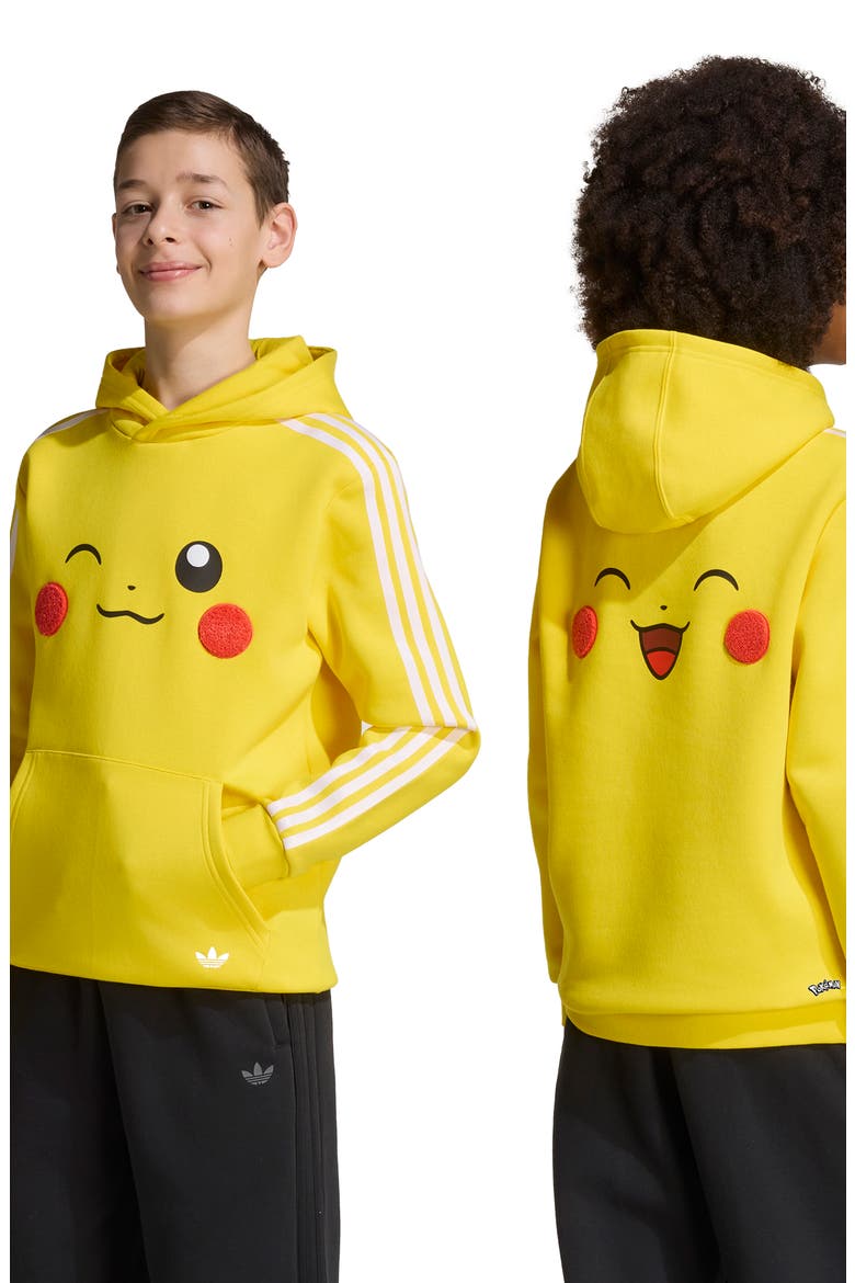 x Pokémon Kids' Pullover Hoodie, Alternate, color, YELLOW