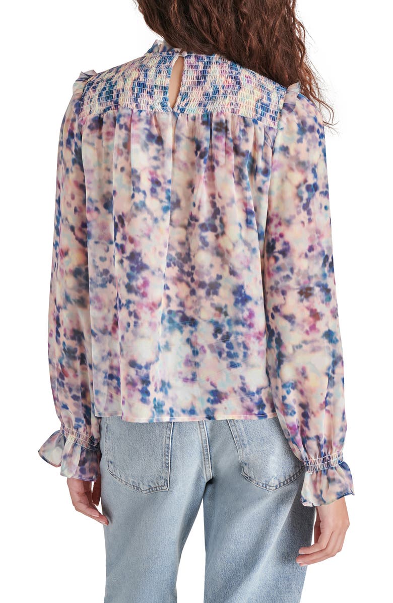Steve Madden Soleil Abstract Floral Chiffon Top, Alternate, color, 