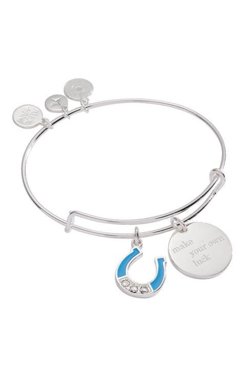 Make Your Own Luck Duo Charm Bangle Bracelet