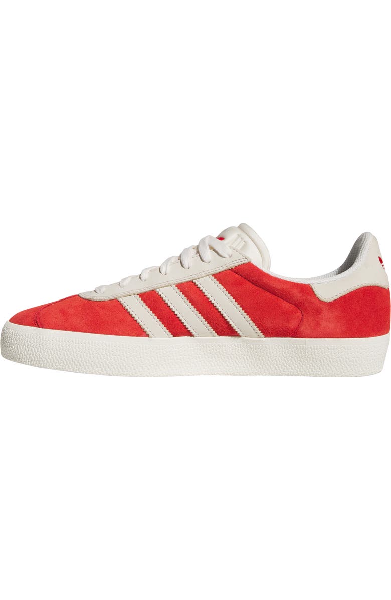 adidas Gender Inclusive Gazelle ADV Skate Shoe, Alternate, color, Better Scarlet