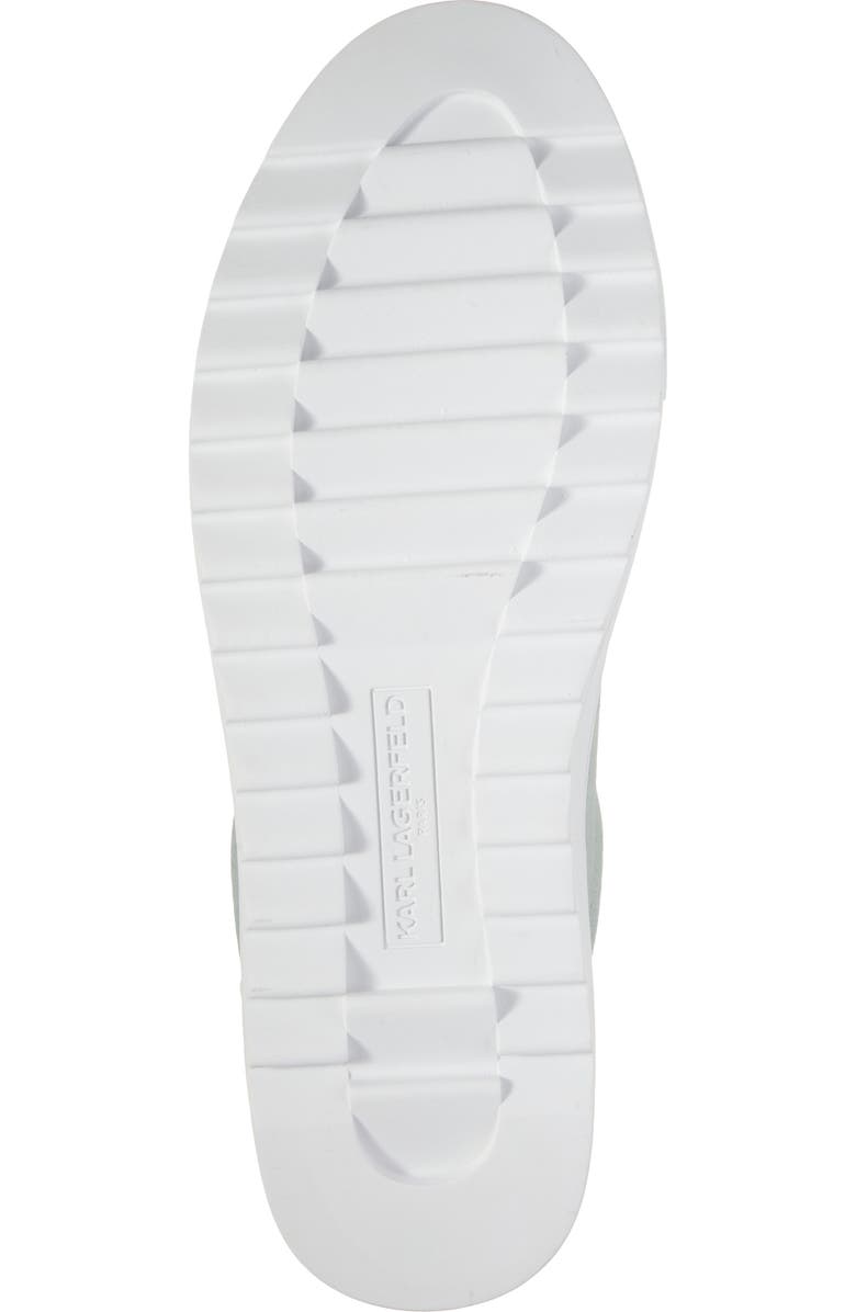 KARL LAGERFELD PARIS Suede Low Top Sneaker, Alternate, color,