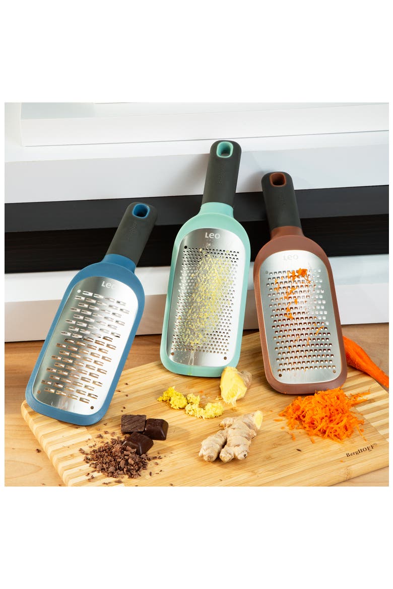 Leo 3-Piece Grater Set, Alternate, color, BLUE MULTICOLOR