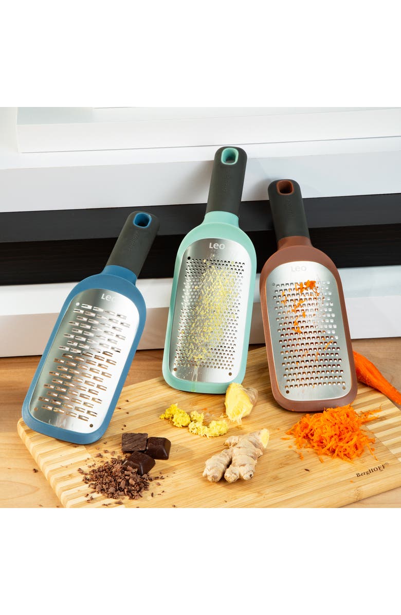 BergHOFF Leo 3-Piece Grater Set, Alternate, color, Blue Multicolor