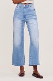DL1961 Hepburn High Waist Ankle Wide Leg Jeans