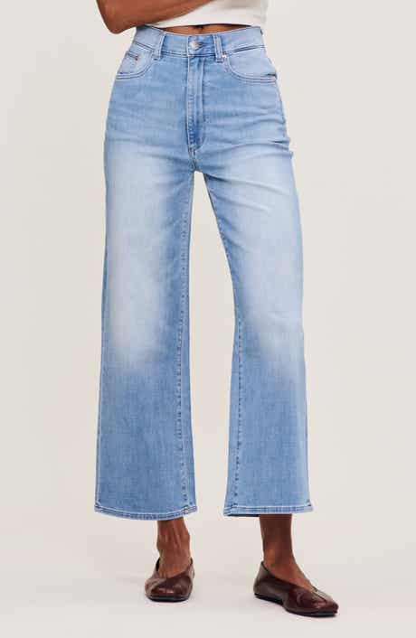DL1961 Hepburn High Waist Ankle Wide Leg Jeans