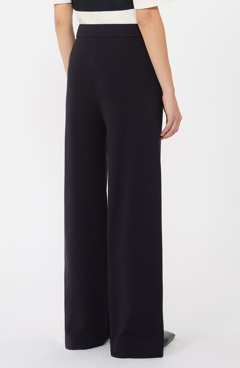 MM by Max Mara Rum Wide Leg Pants, Alternate, color, Midnight Blue