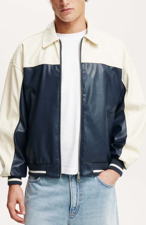 COTTON ON COTTON ON FAUX LEATHER WESTERN JACKET