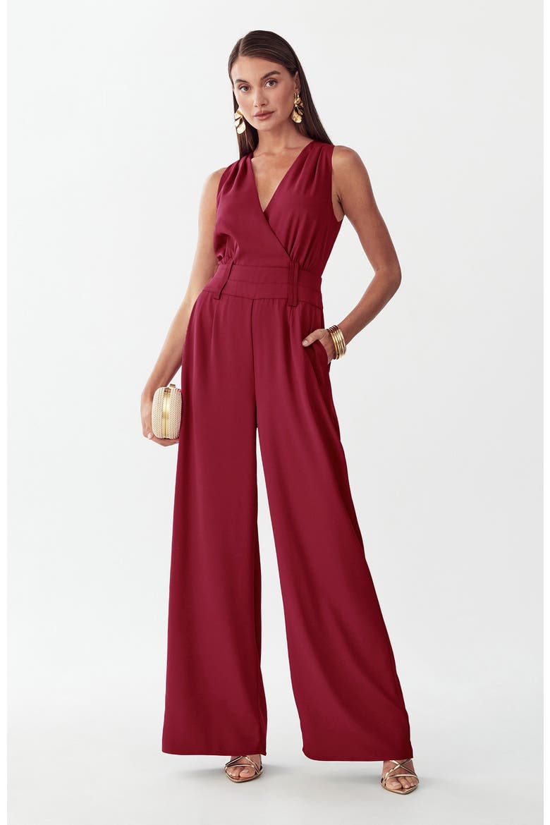 Glade Jumpsuit, Alternate, color, Burgundy