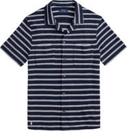 Polo Ralph Lauren Stripe Pointelle Camp Shirt