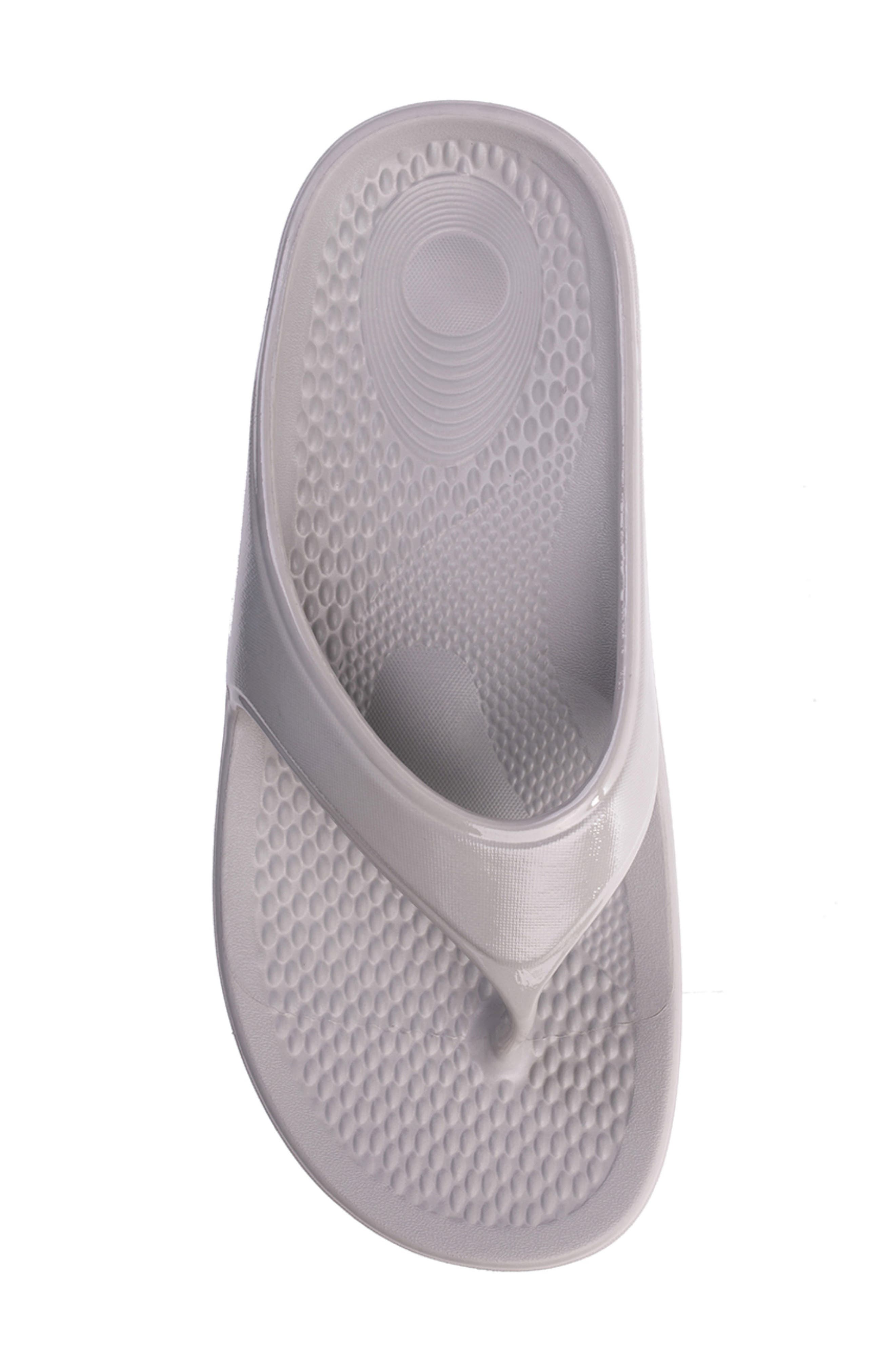 Revitalign Fusion Energy Flip Flop, Alternate, color, Grey