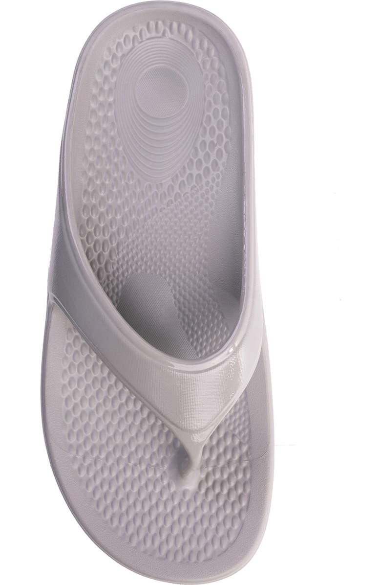 Revitalign Fusion Energy Flip Flop, Alternate, color, Grey