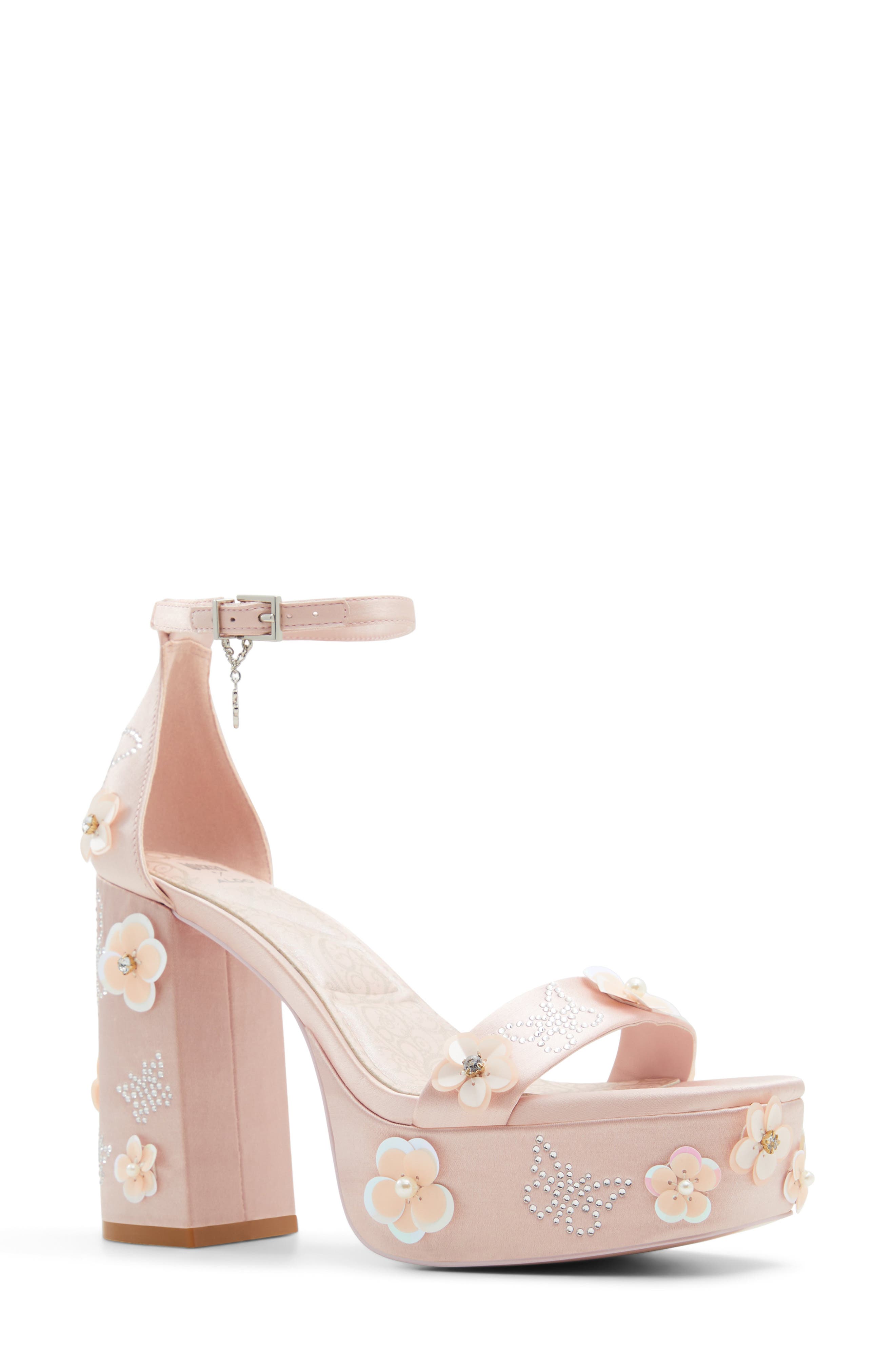 ALDO x Wicked Beautifical Ankle Strap Platform Sandal, Main, color, 