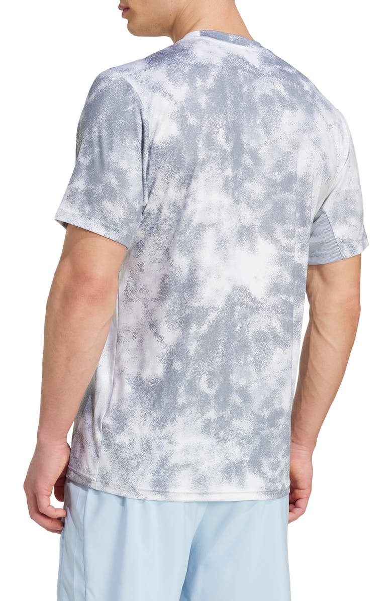 adidas Train Essentials Camo T-Shirt, Alternate, color, Halo Silver