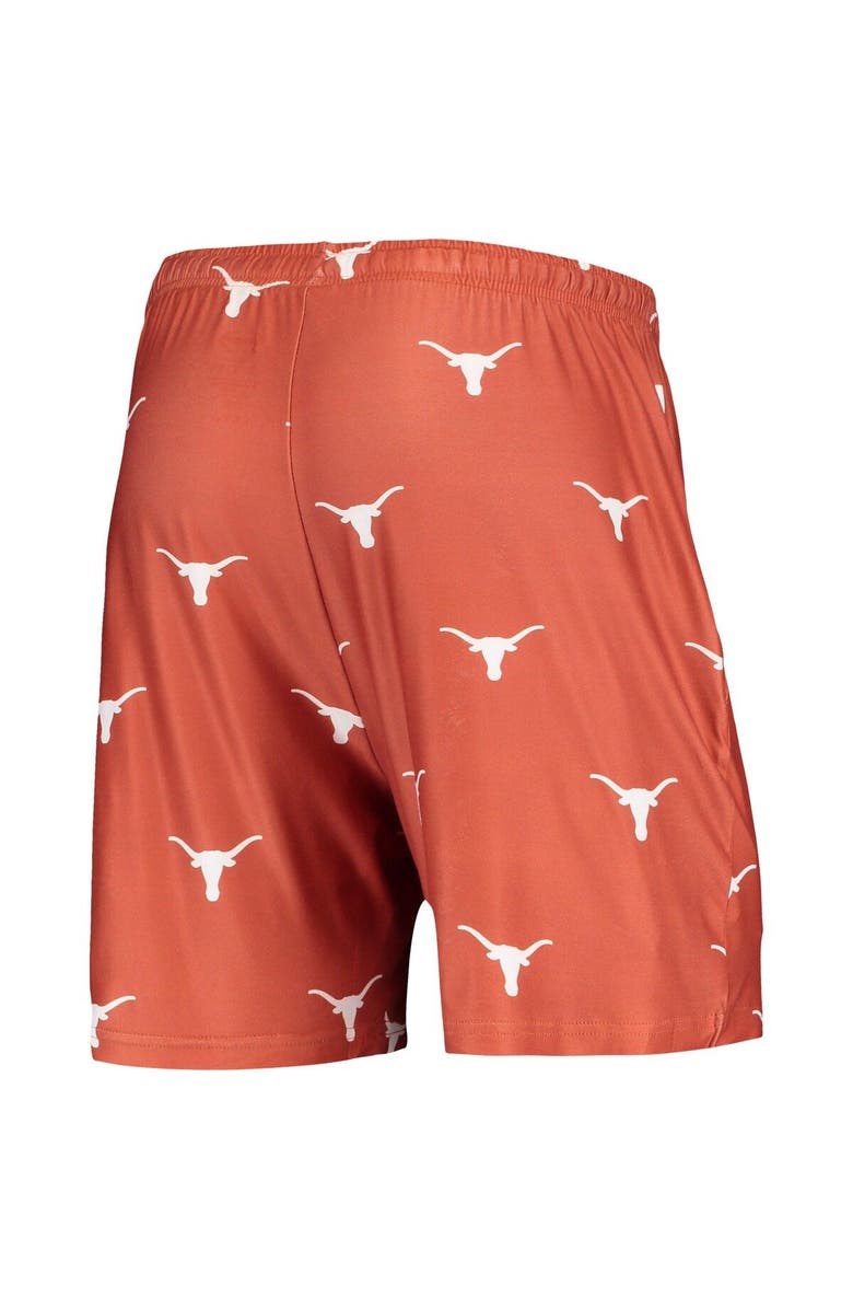 CONCEPTS SPORT Men's Concepts Sport Texas Orange Texas Longhorns Flagship Allover Print Jam Shorts, Alternate, color, 