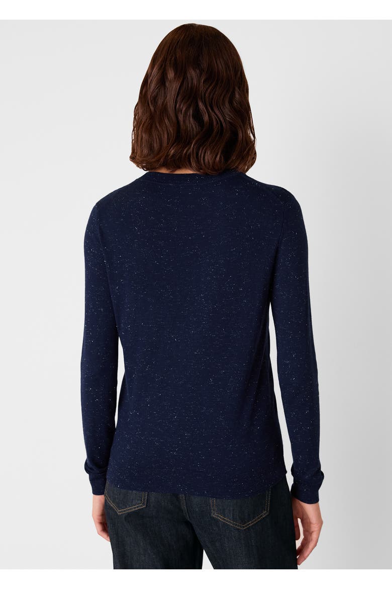 Annie Sparkle Knit Jumper, Alternate, color, Navy
