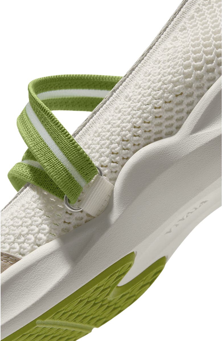 VIVAIA Round-Toe Mesh Mary-Jane Sneaker Flats, Alternate, color, Spot Natural Willow Green