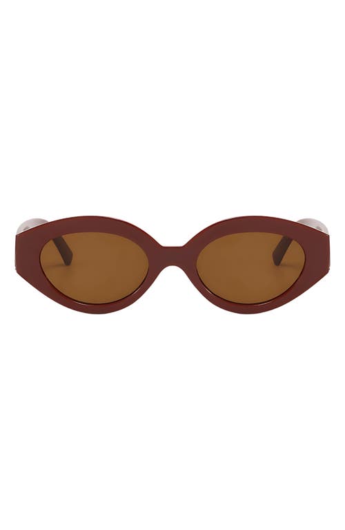 Fifth & Ninth Emily 52mm Oval Polarized Sunglasses