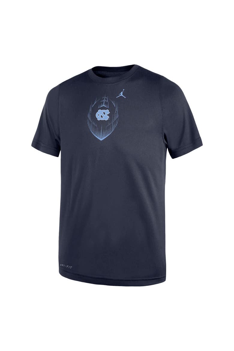 Toddler Jordan Brand Navy North Carolina Tar Heels Legend Football Performance T-Shirt, Alternate, color, Navy