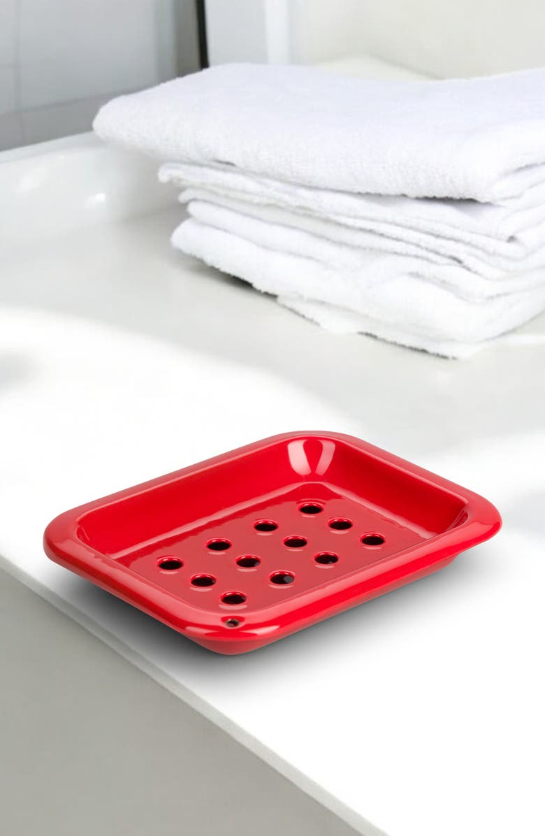 BRITISH COLOUR STANDARD Enamel Soap Dish, Alternate, color,