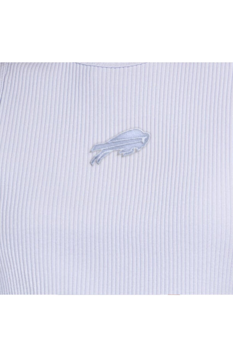 STARTER Women's Starter Pastel Blue Buffalo Bills Travel Pastels Cropped Tank, Alternate, color, Light Blue