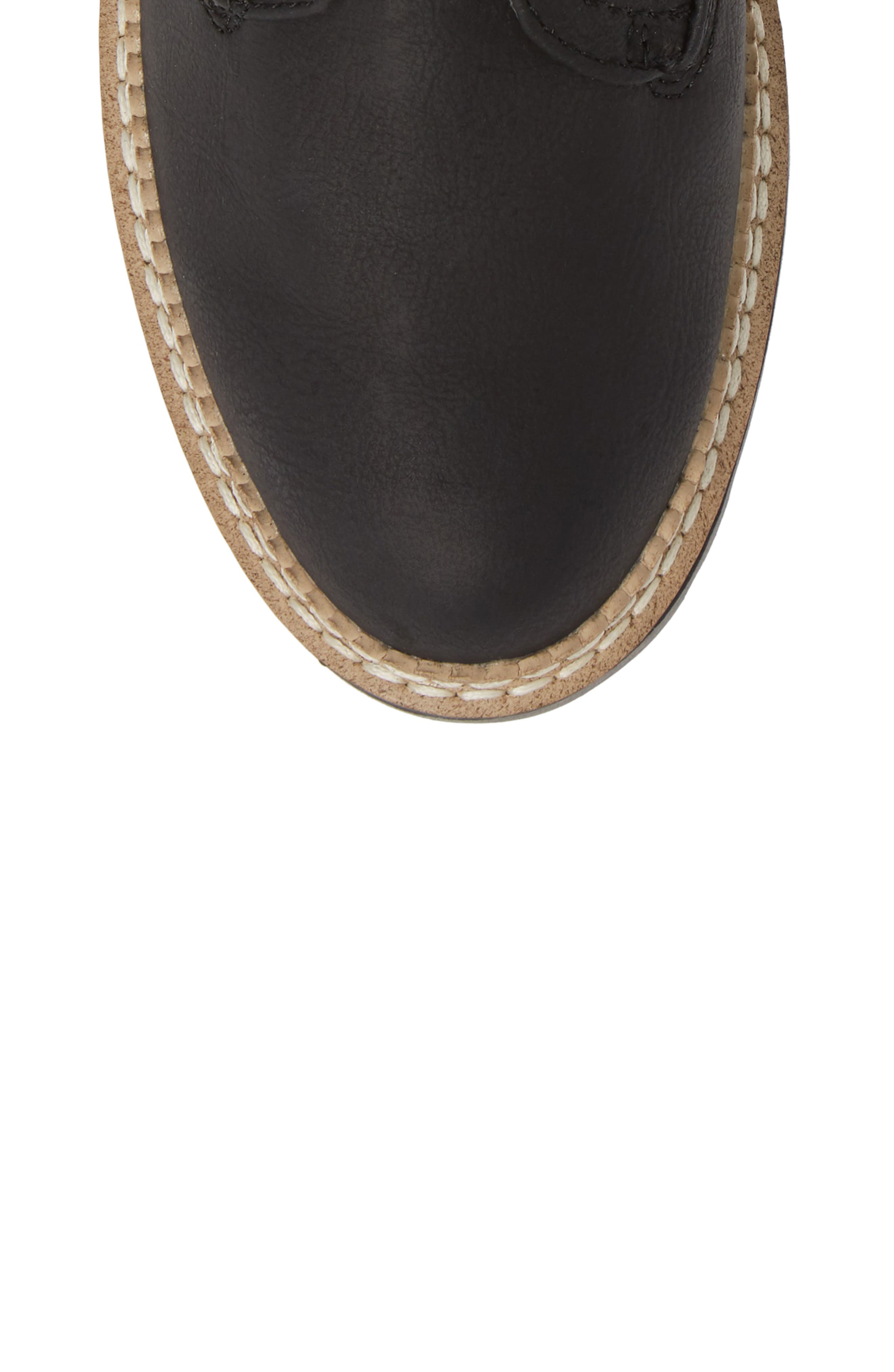 Steve Madden Alaska Lace-Up Bootie with Faux Fur Cuff, Alternate, color, 