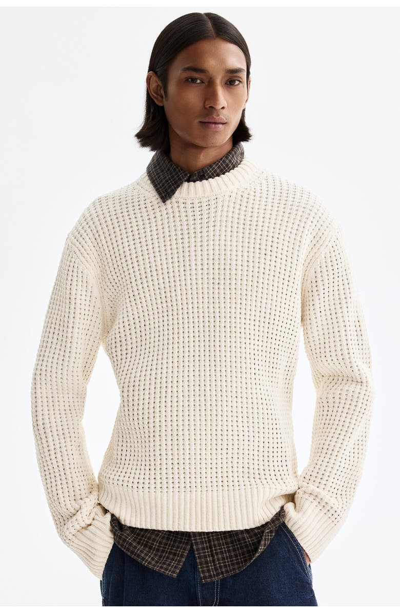 H&M Regular Fit Jumper, Alternate, color, Cream