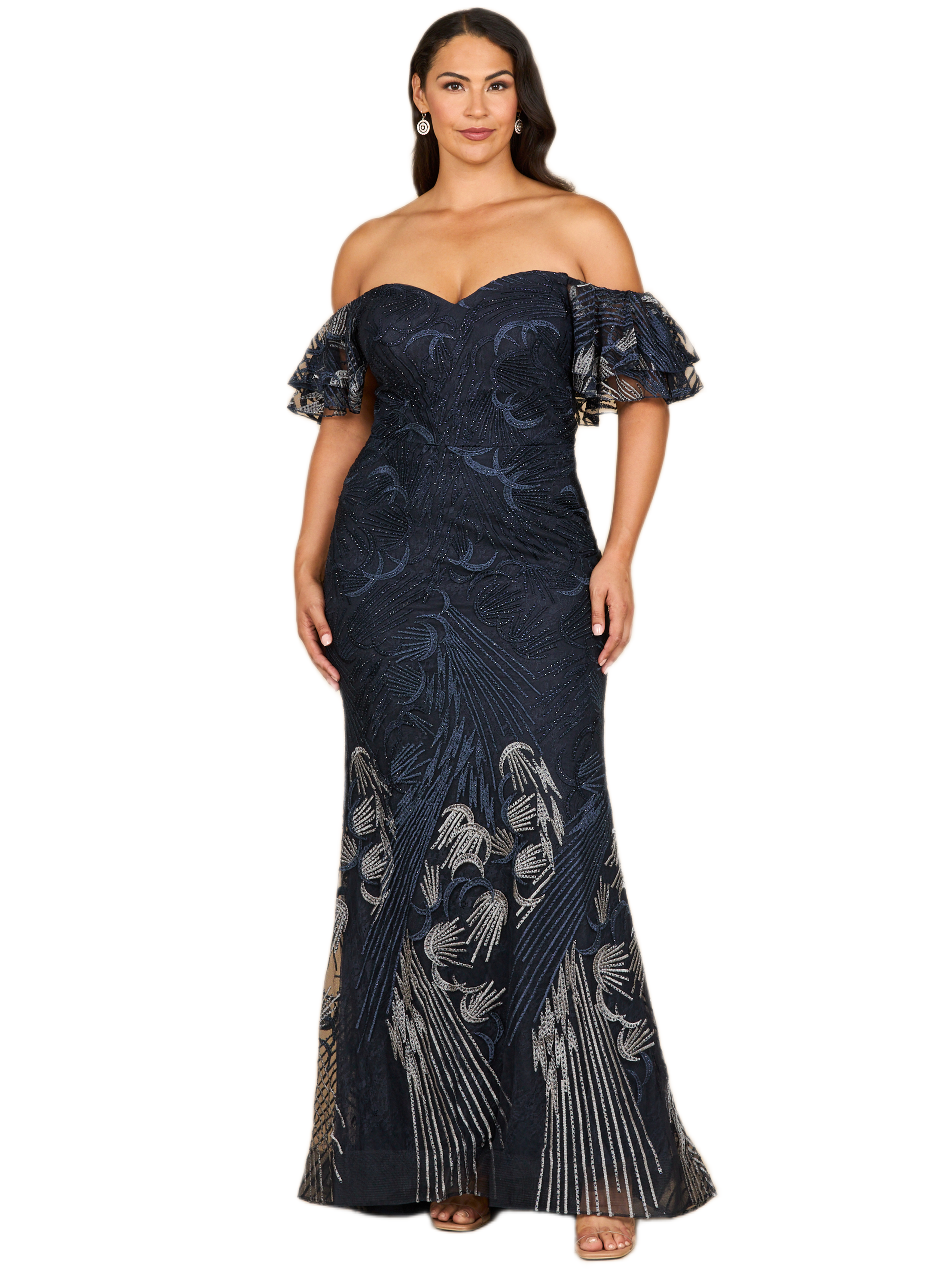 Navy Ombre